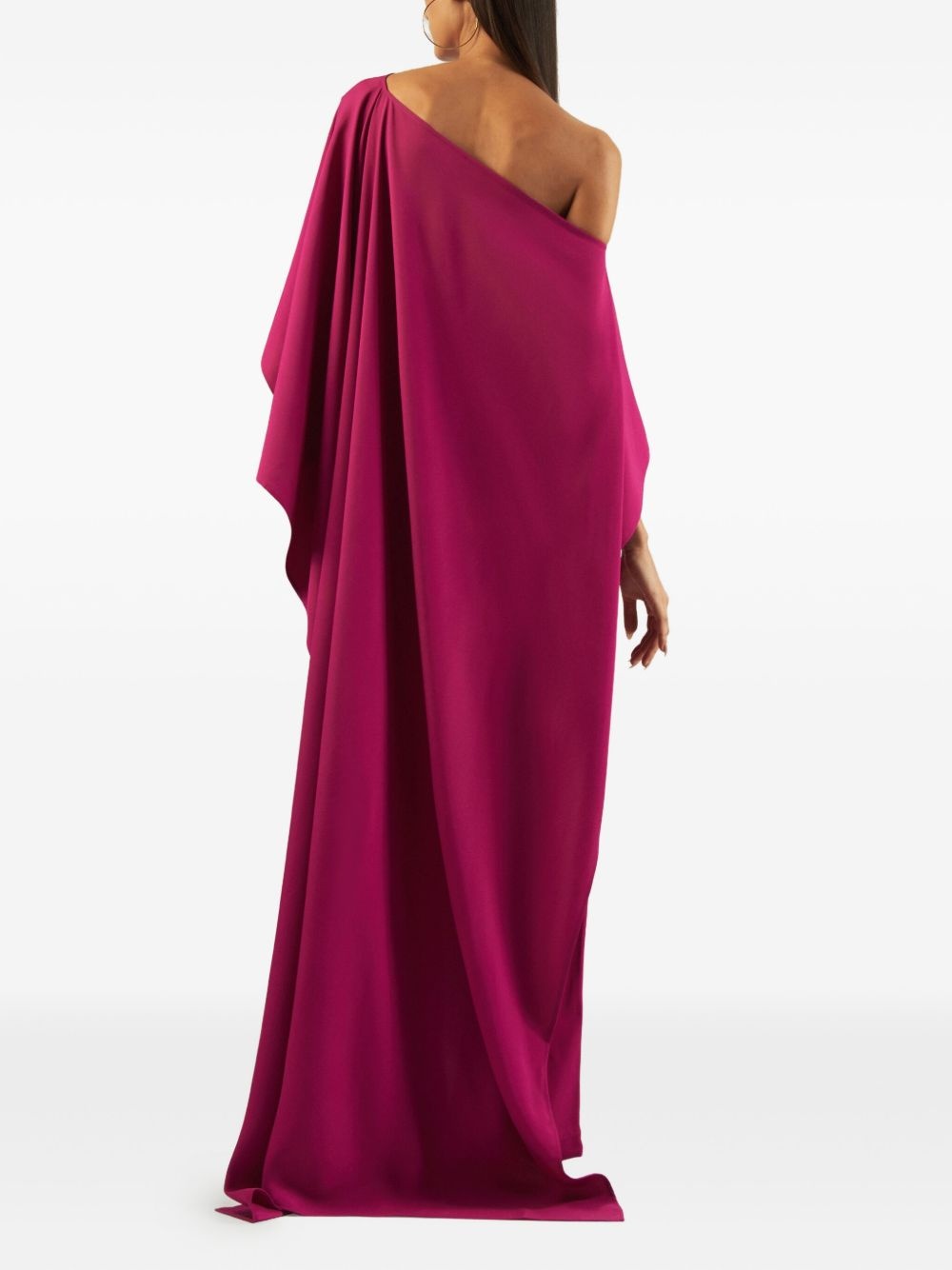 Jerry one-shoulder cape jumpsuit - 3