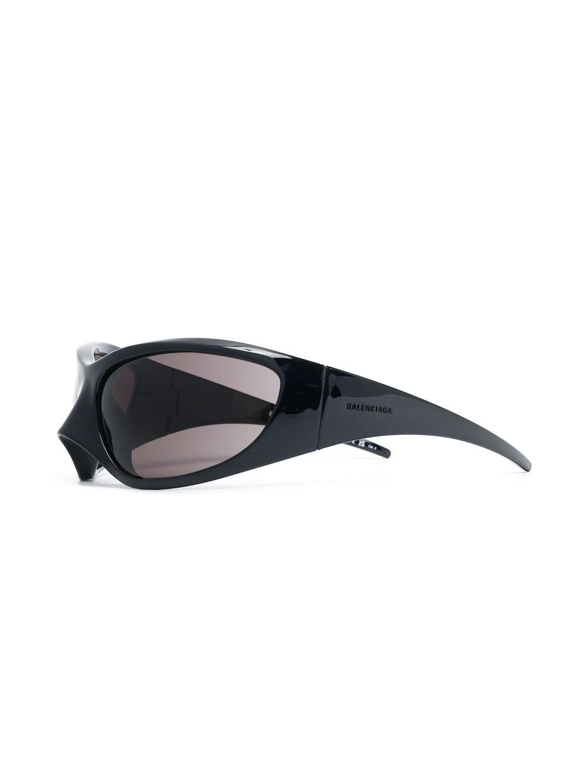 Black Skin XXL Cat-Eye Sunglasses - 2