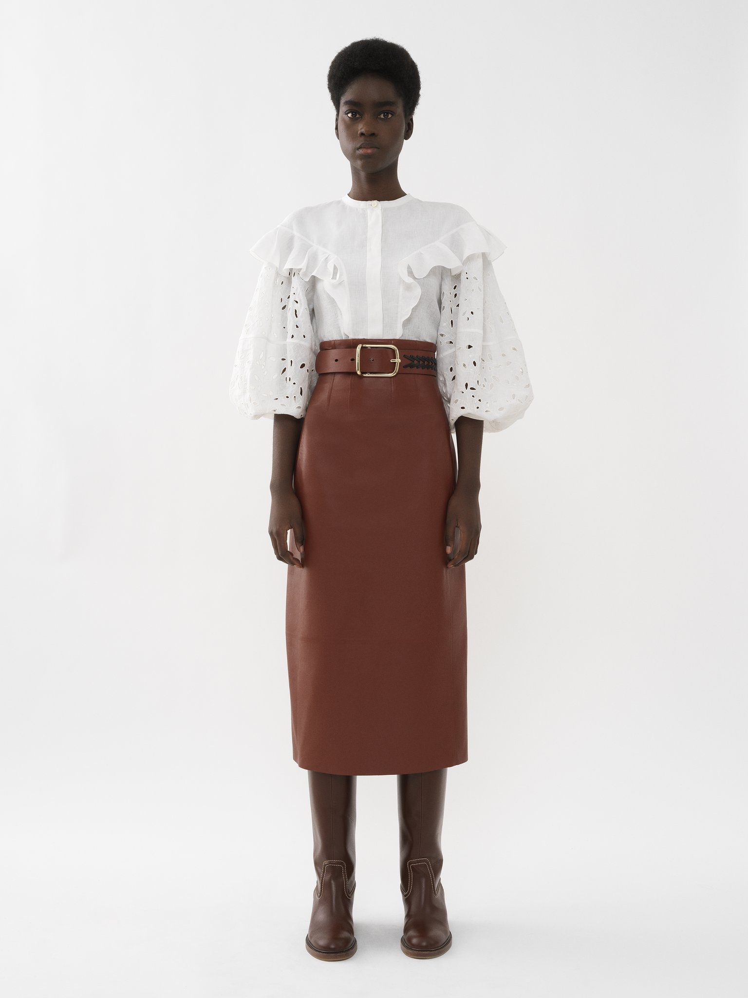 RUFFLED BLOUSE - 3