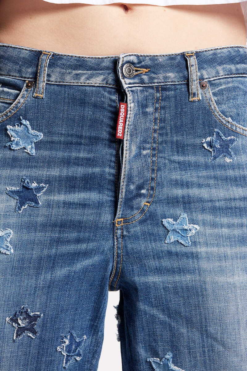 MEDIUM STARS WASH BOSTON JEANS - 4