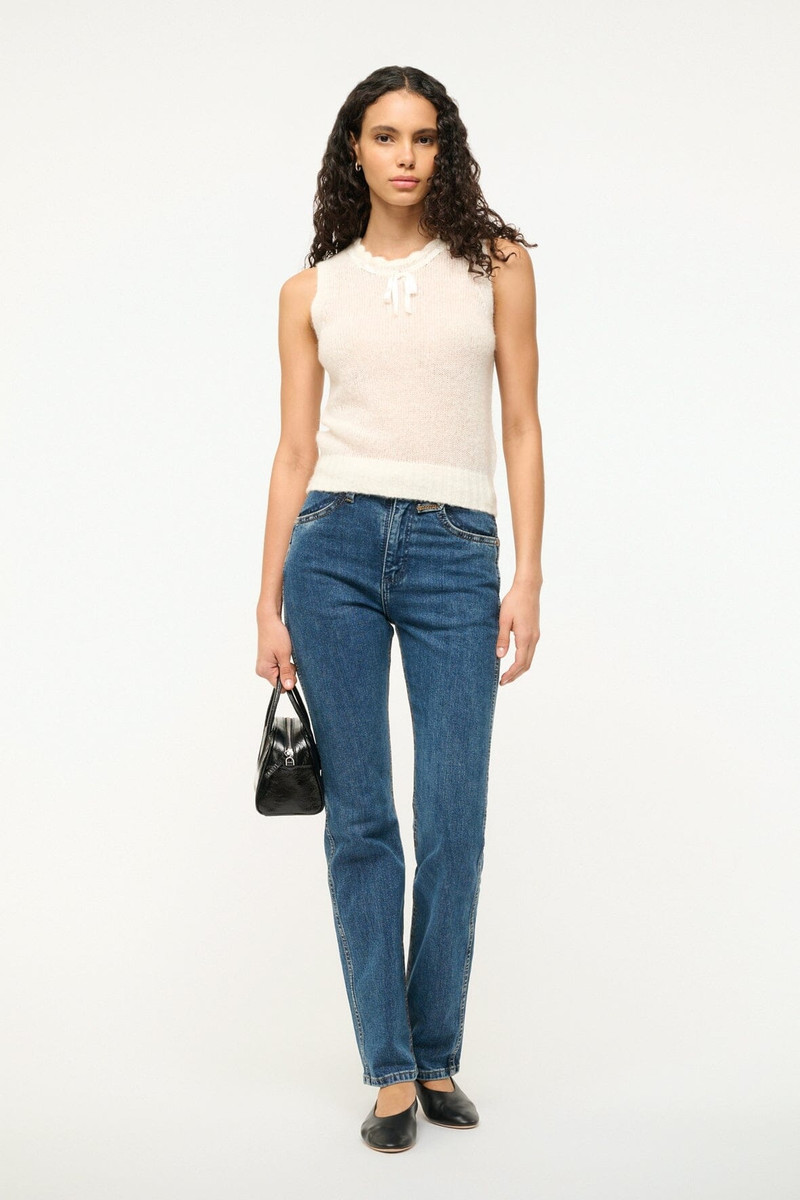 STAUD STAUD PENELOPE TOP IVORY outlook