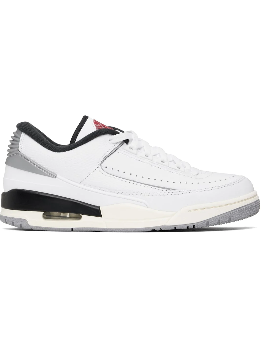 White & Gray Jordan 2/3 Sneakers - 1