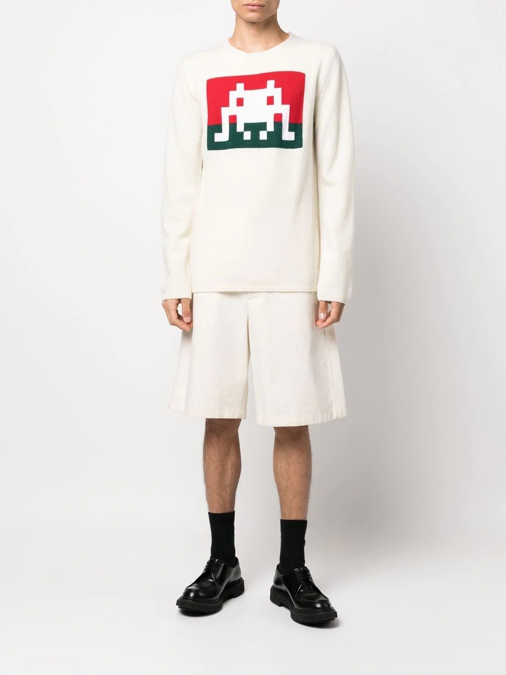 graphic-print detail sweatshirt - 2