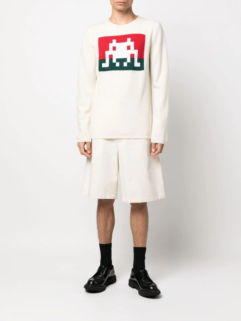 Comme des Garçons SHIRT graphic-print detail sweatshirt outlook