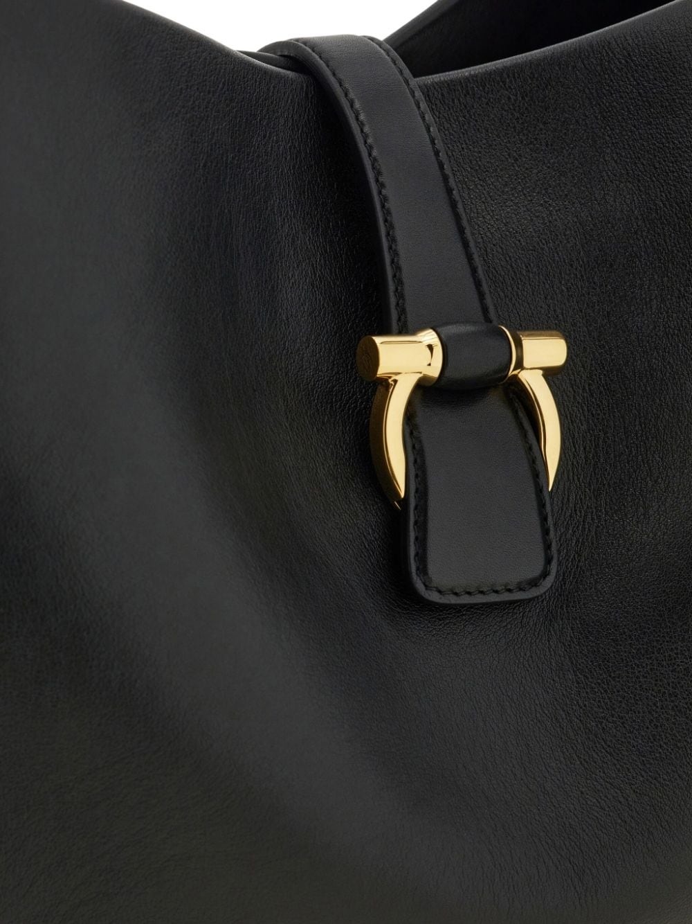 medium Gancini clasp tote bag - 5