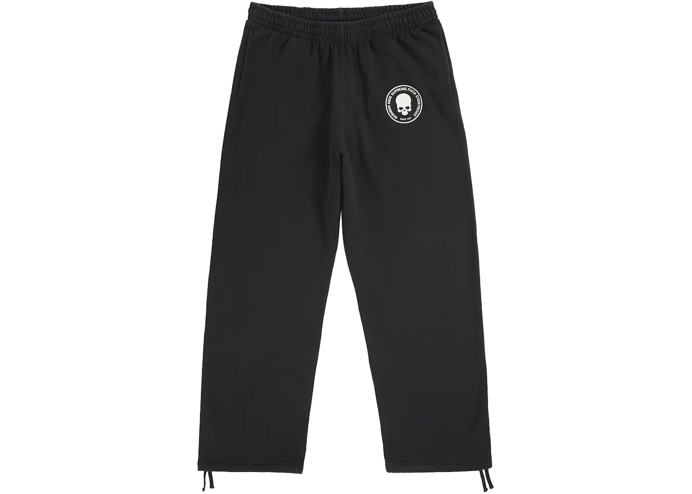Supreme Number (N)ine Drawstring Sweatpant Black - 1