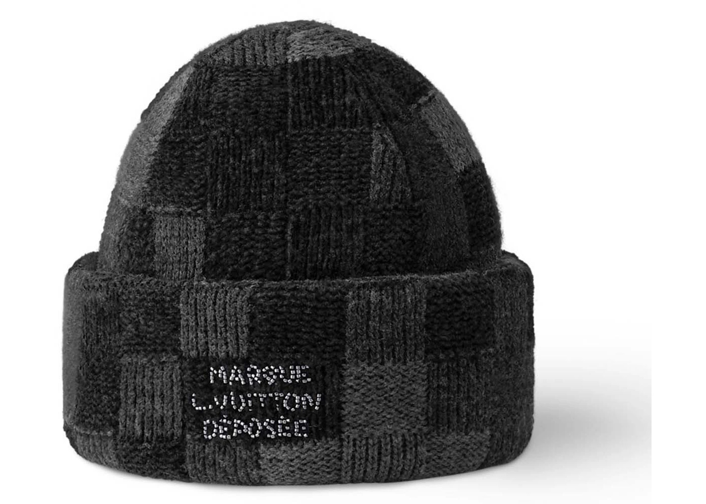 Louis Vuitton LV Crush Damoflage Beanie Black Damoflage - 2