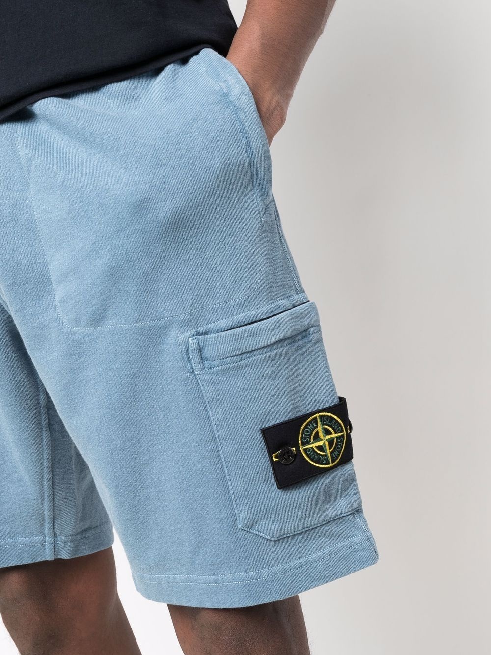 Compass-patch track shorts - 5