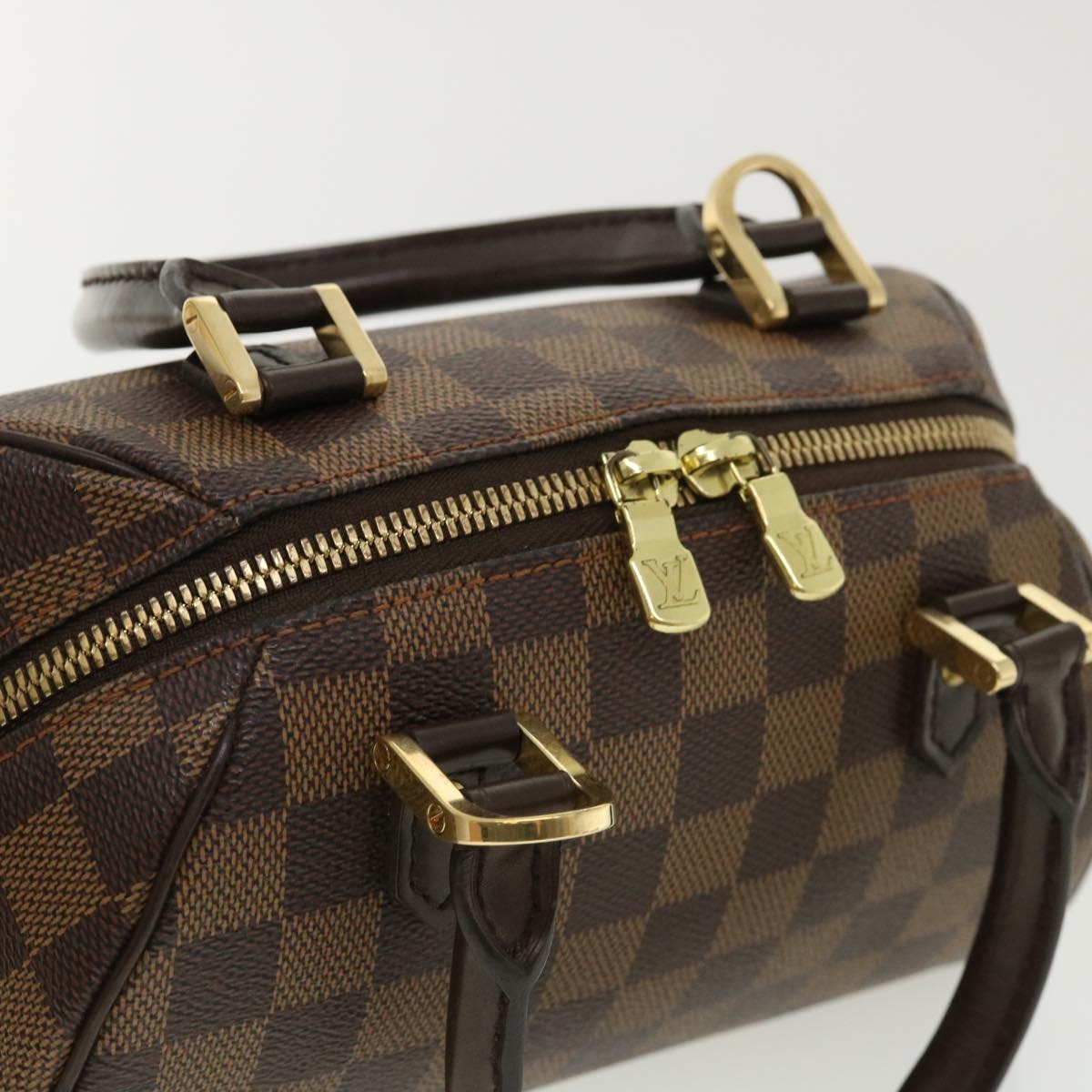 LOUIS VUITTON Damier Ebene Rivera Mini Hand Bag N41436 - 6