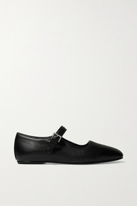 The Row Ava leather Mary Jane ballet flats | netaporter