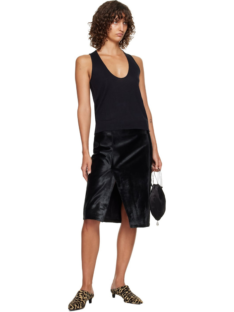 Loulou de Saison Black Albia LDS Jersey Tank Top outlook