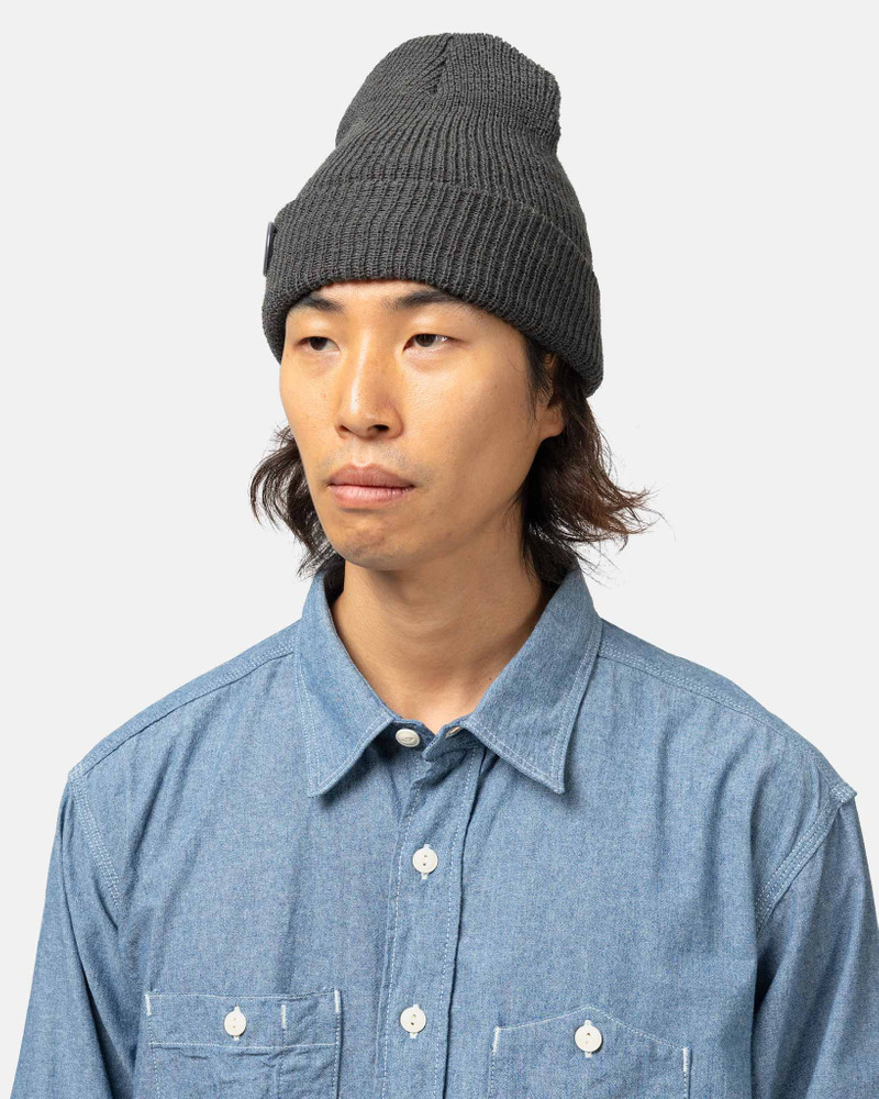 Engineered Garments Watch Cap Grey Wool outlook