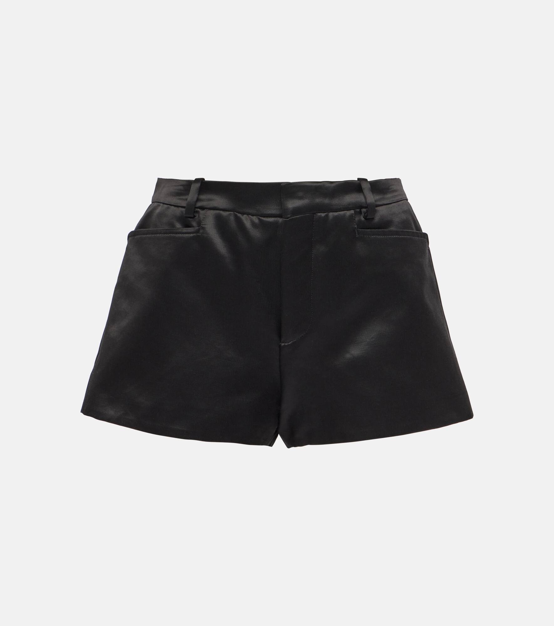 Cotton-blend shorts - 1