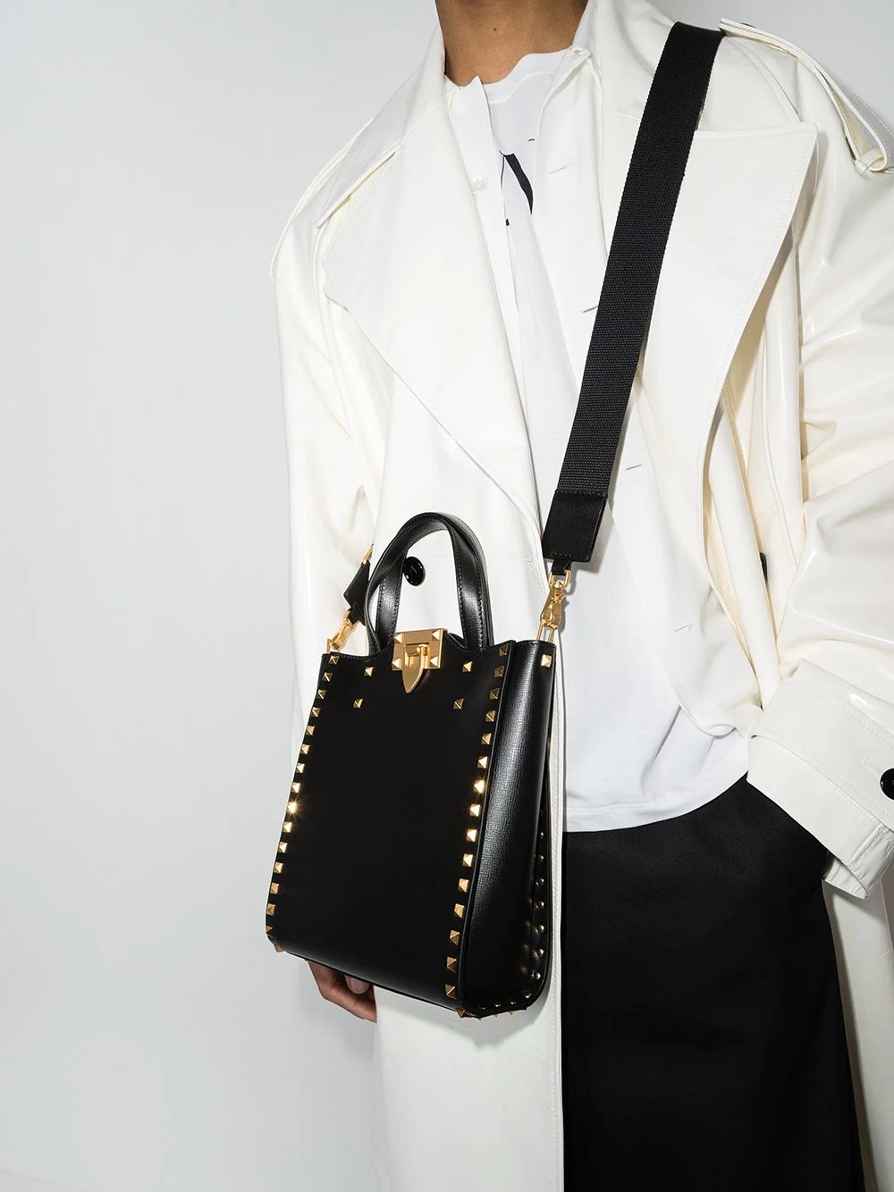 small Rockstud tote bag - 2