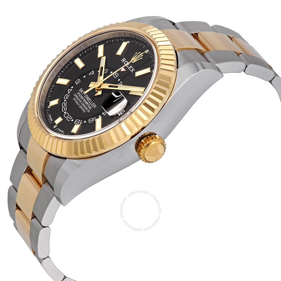 Rolex Sky-Dweller Automatic Men's 18kt Yellow Gold Oyster Watch 326933BKSO - 2