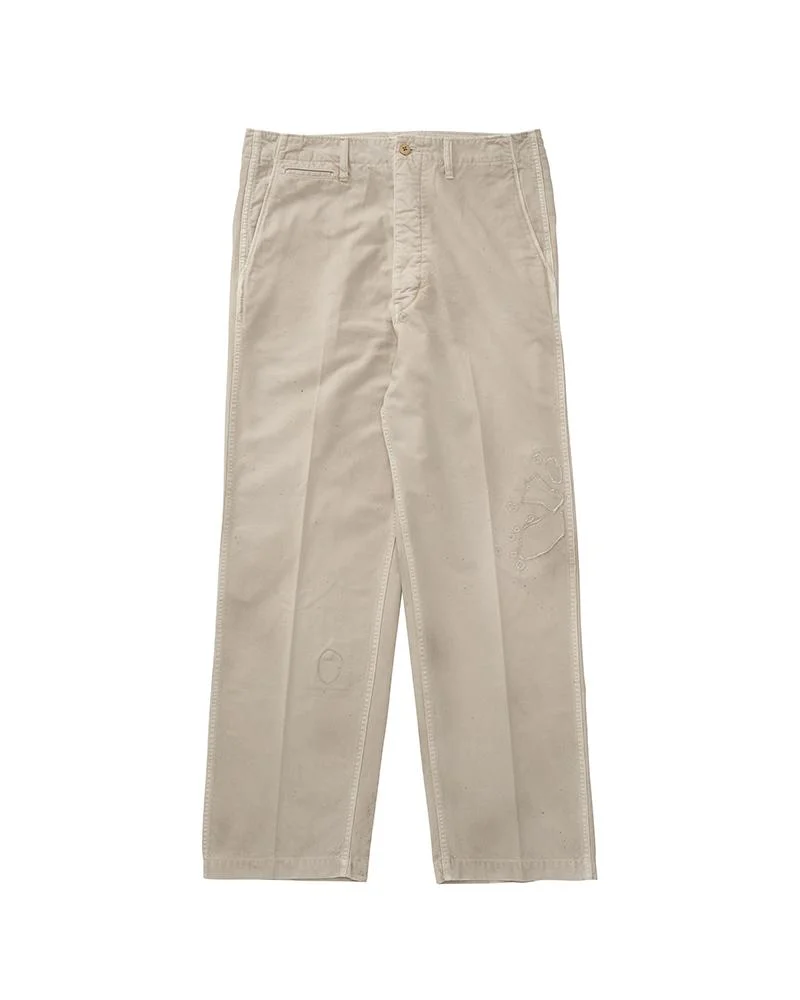 CHINO PANTS CRASH IVORY - 1