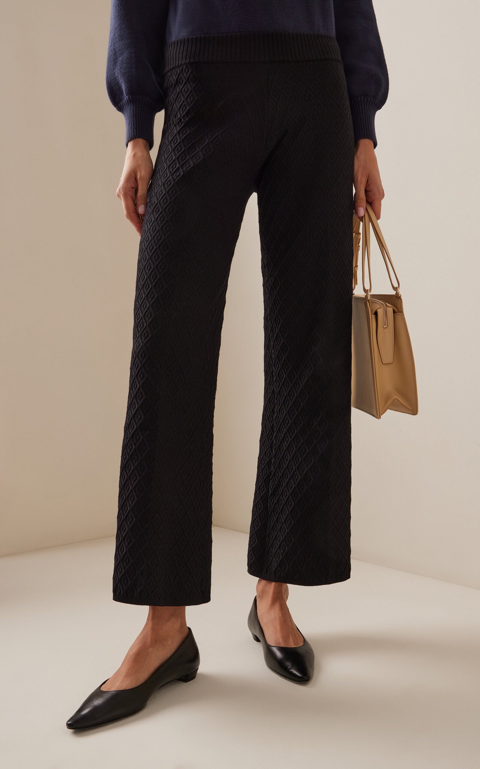 Exclusive Harry Knit Wide-Leg Pants black - 3