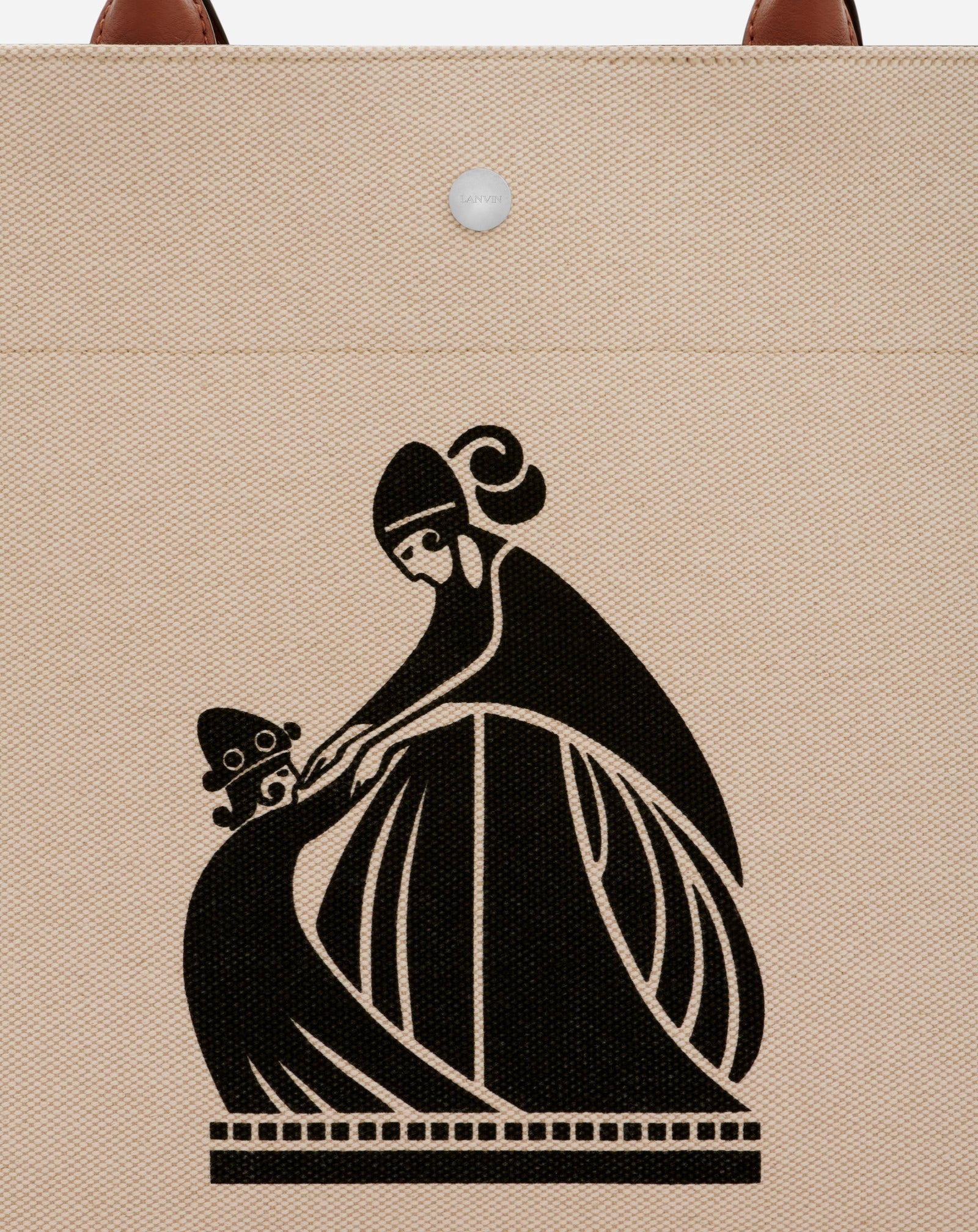 PRINTED CANVAS IN&OUT BAG MM - 5