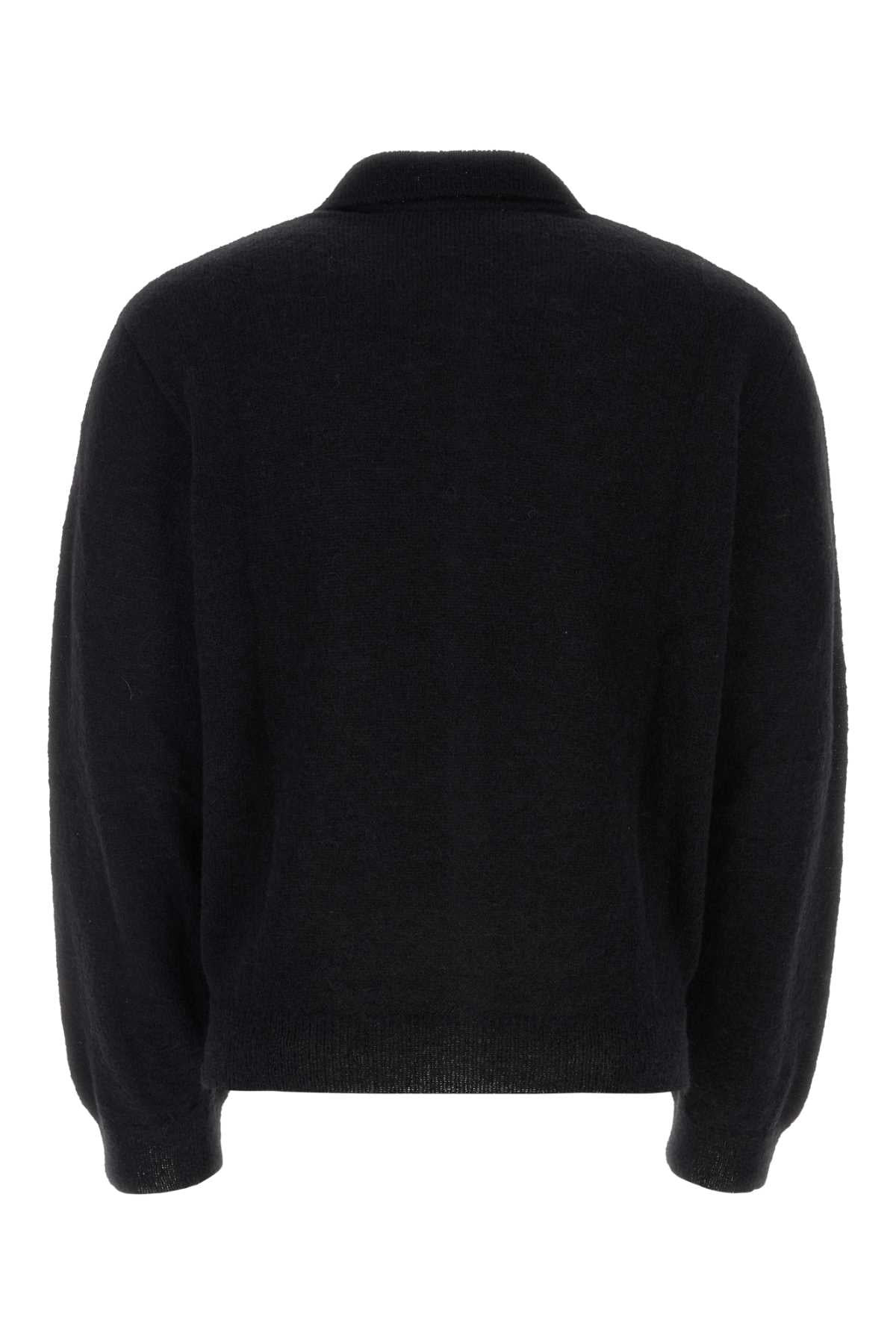 Our Legacy Men Black Alpaca Blend Cardigan - 2