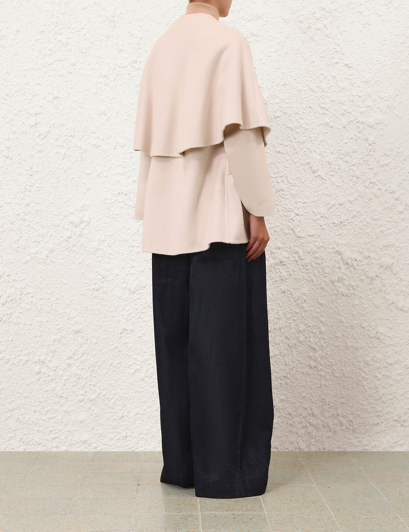 REBELLION TIE NECK CAPE 4
