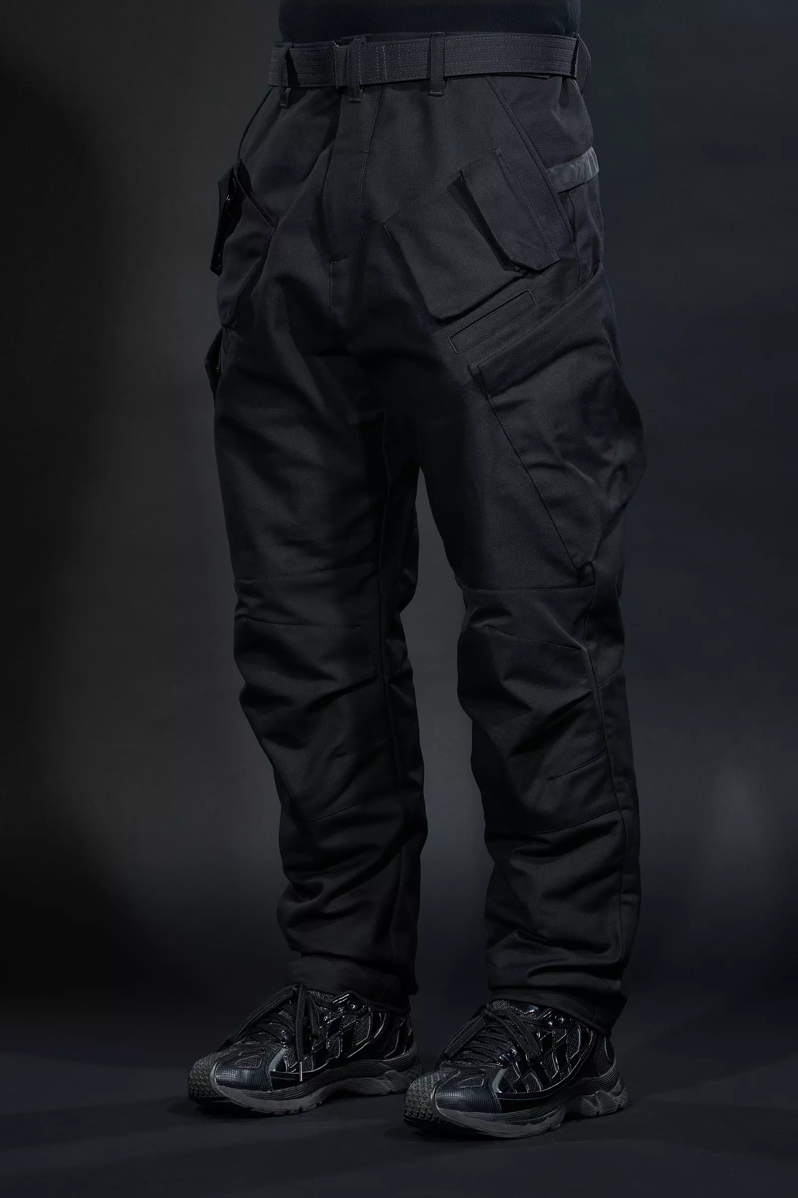 ACRONYM P24A-KI Cotton Articulated BDU Trouser Black | REVERSIBLE