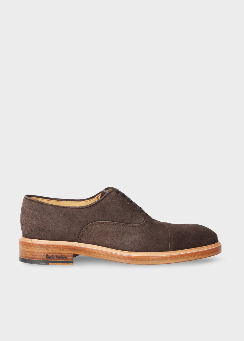 Dark Brown Suede 'Balthazar' Shoes 1