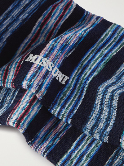 Missoni Striped Cotton-Blend Socks outlook