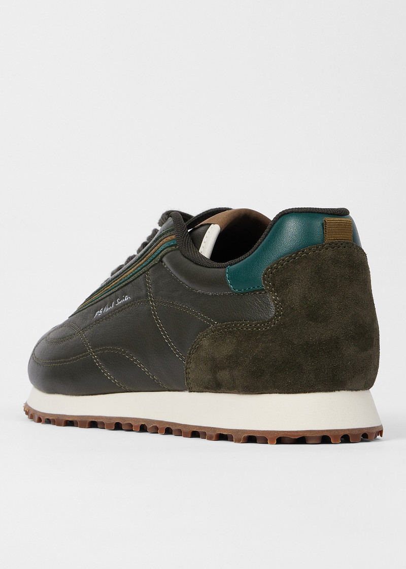 Khaki 'Haskell' Trainers 3