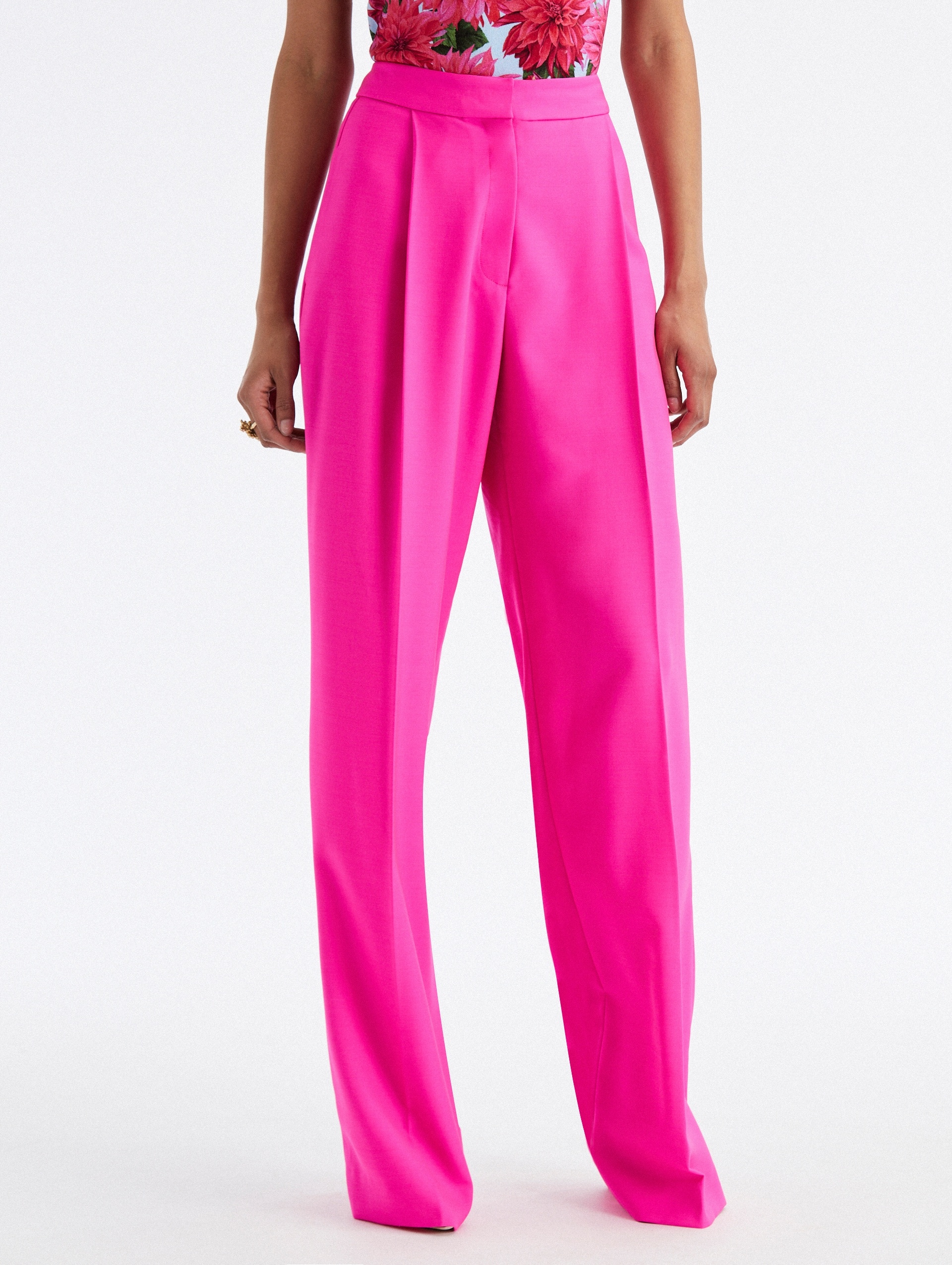 WIDE SUITING LEG PANTS - 3