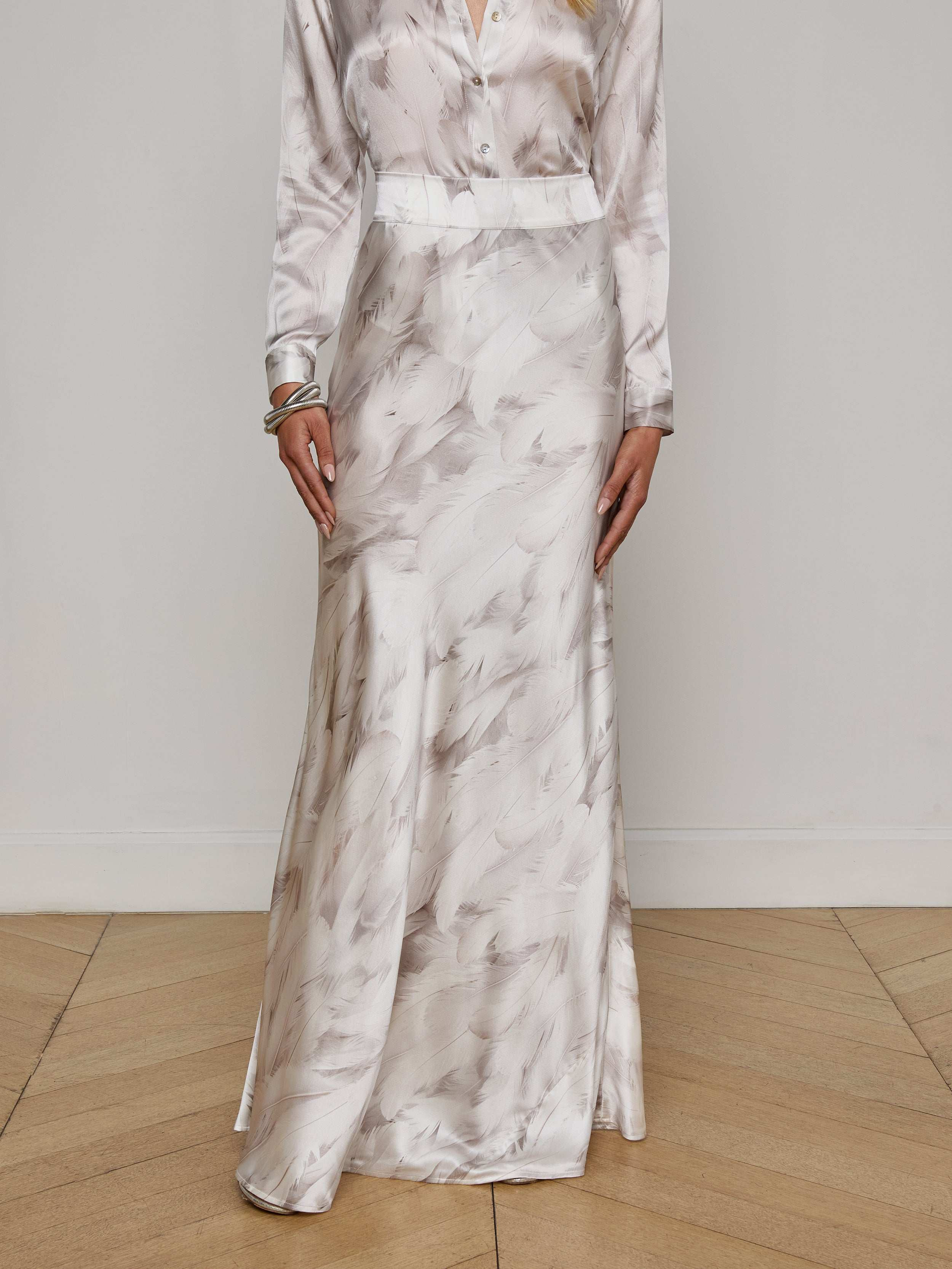 Ryker Silk Maxi Skirt - 4