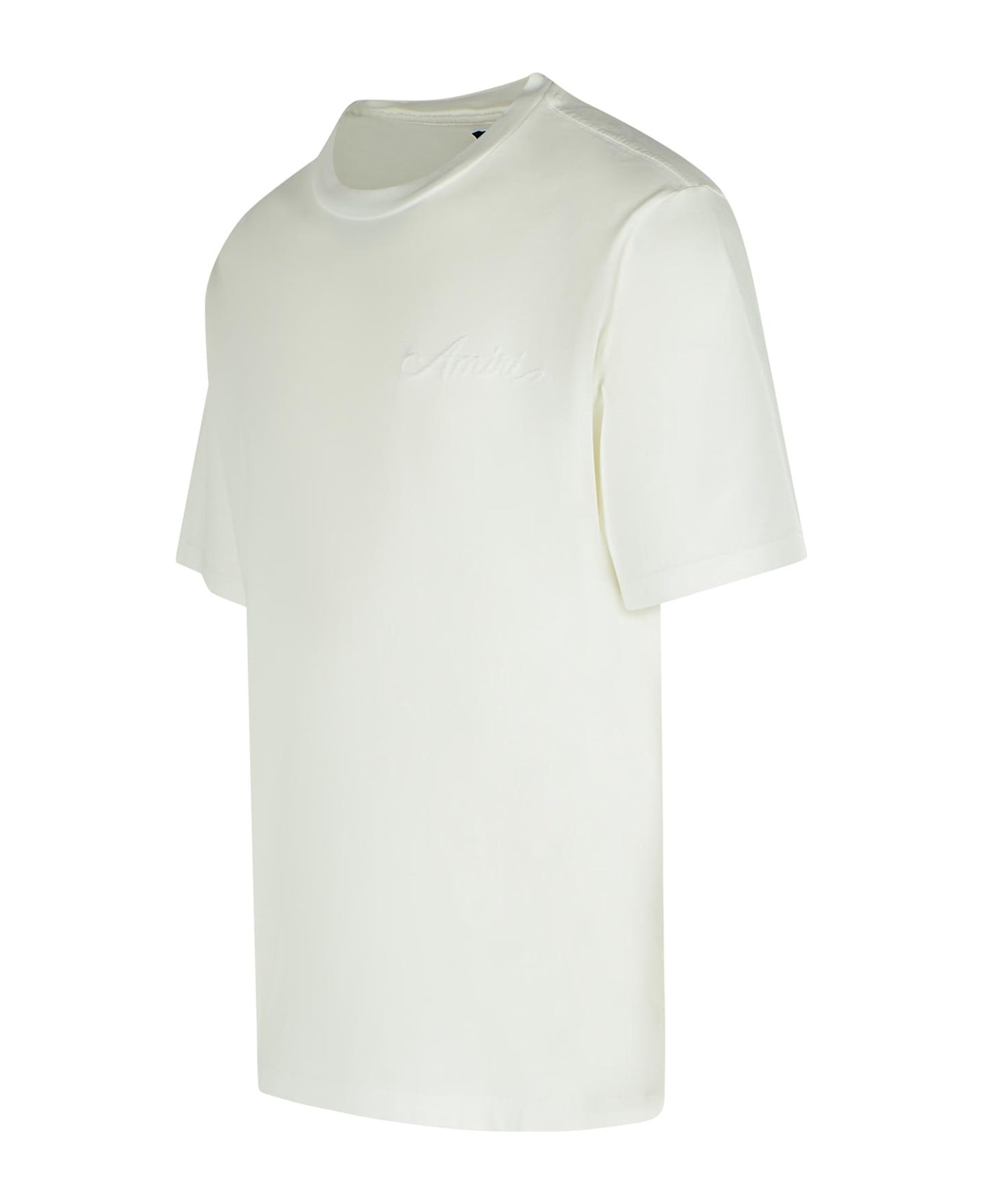 'bandana' White Cotton T-shirt - 2