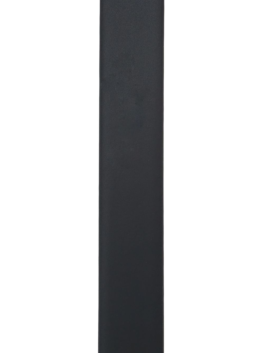 logo-plaque leather belt - 3