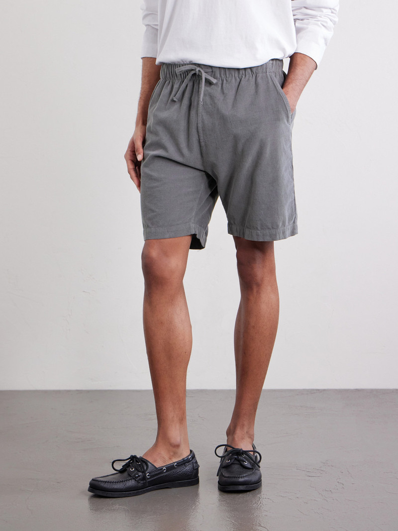 Straight-Leg Cotton-Corduroy Shorts 3