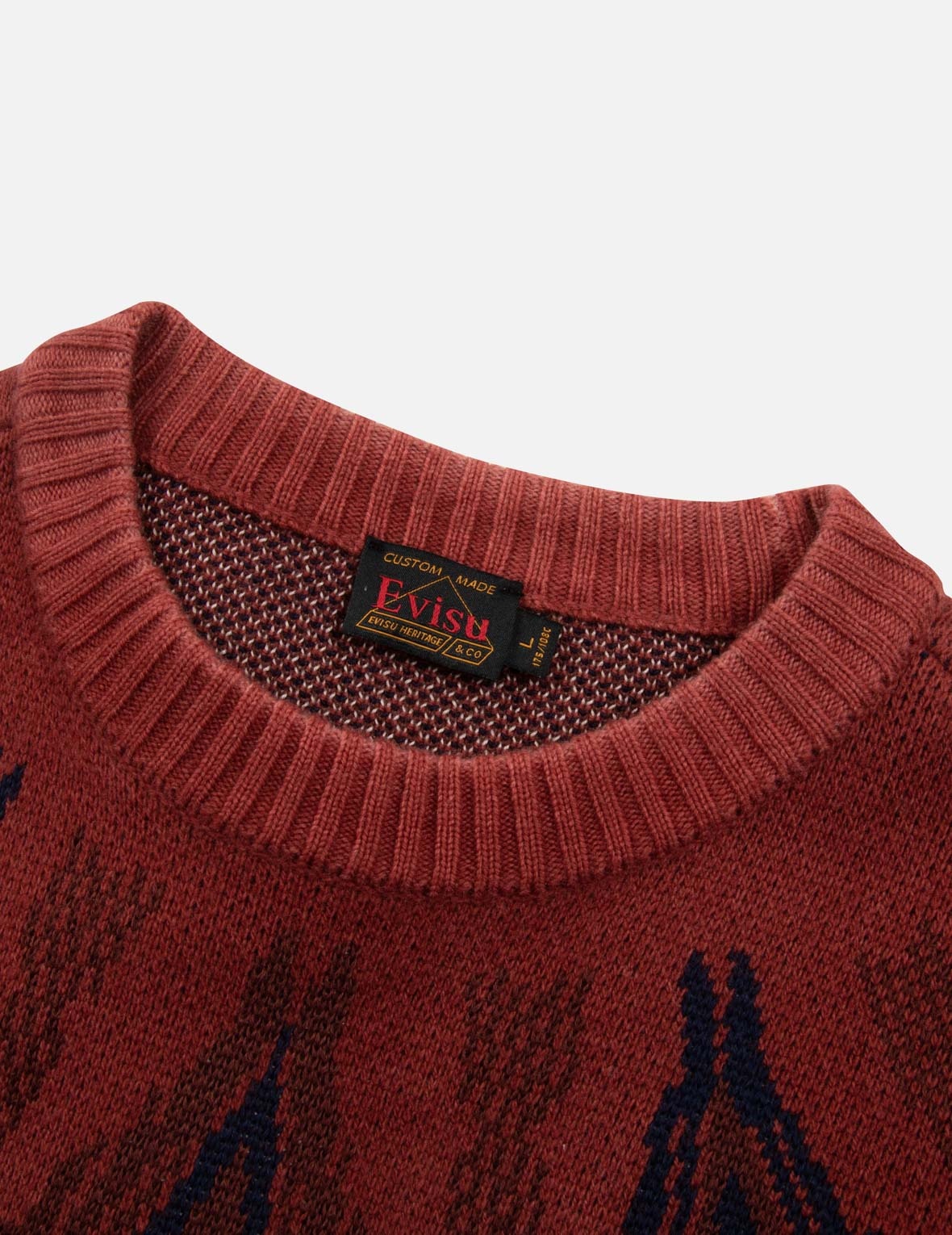 CHIMAYO TAPESTRY JACQUARD RELAX FIT KNIT SWEATER - 7