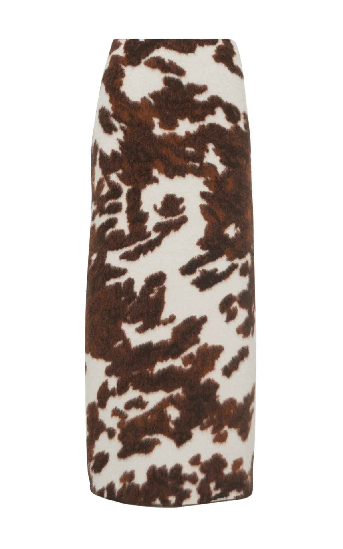 Phaedra Knit Maxi Skirt in Ivory Cognac Multi Cashmere - 1