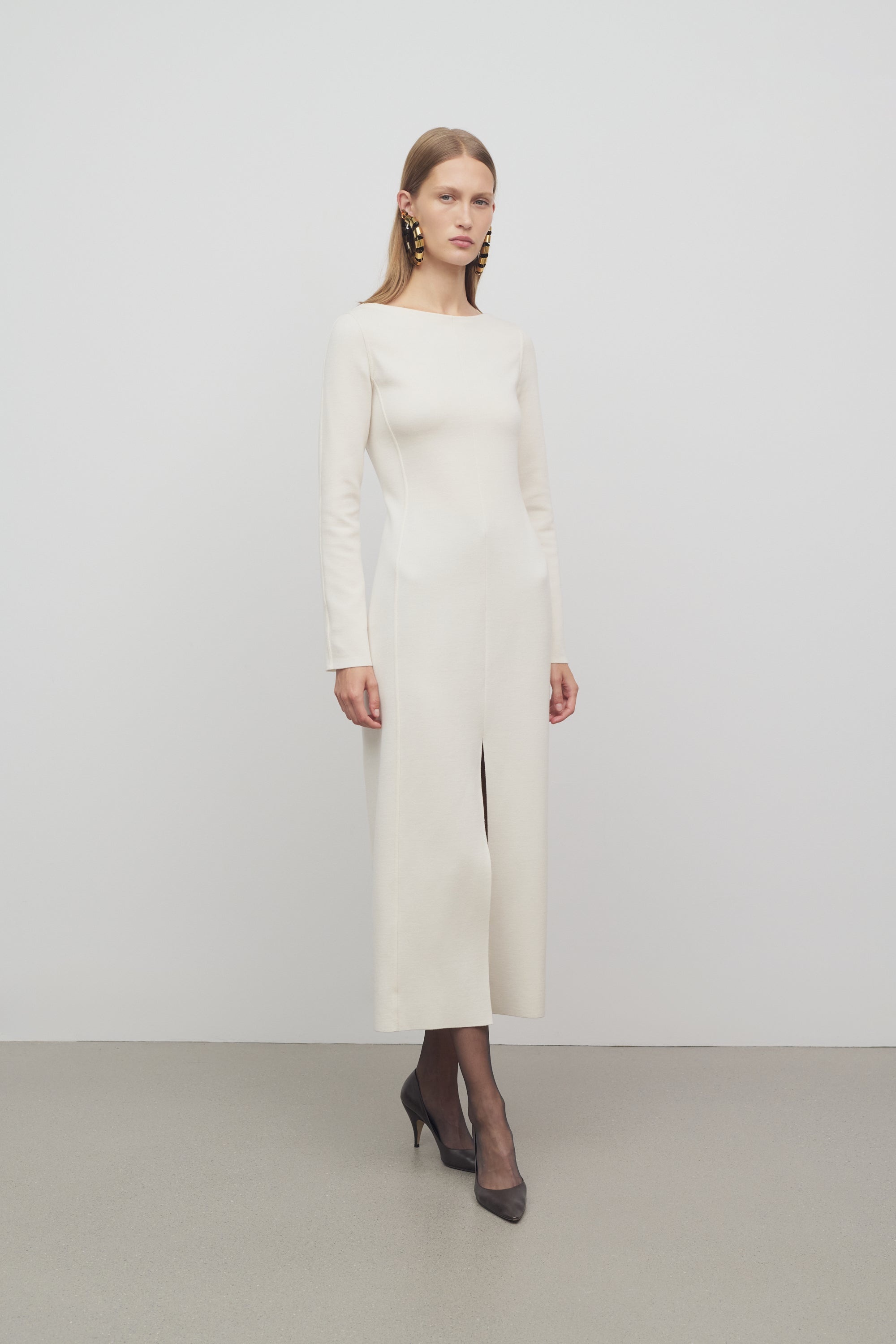 Iragi Dress in Wool and Cashmere - 3