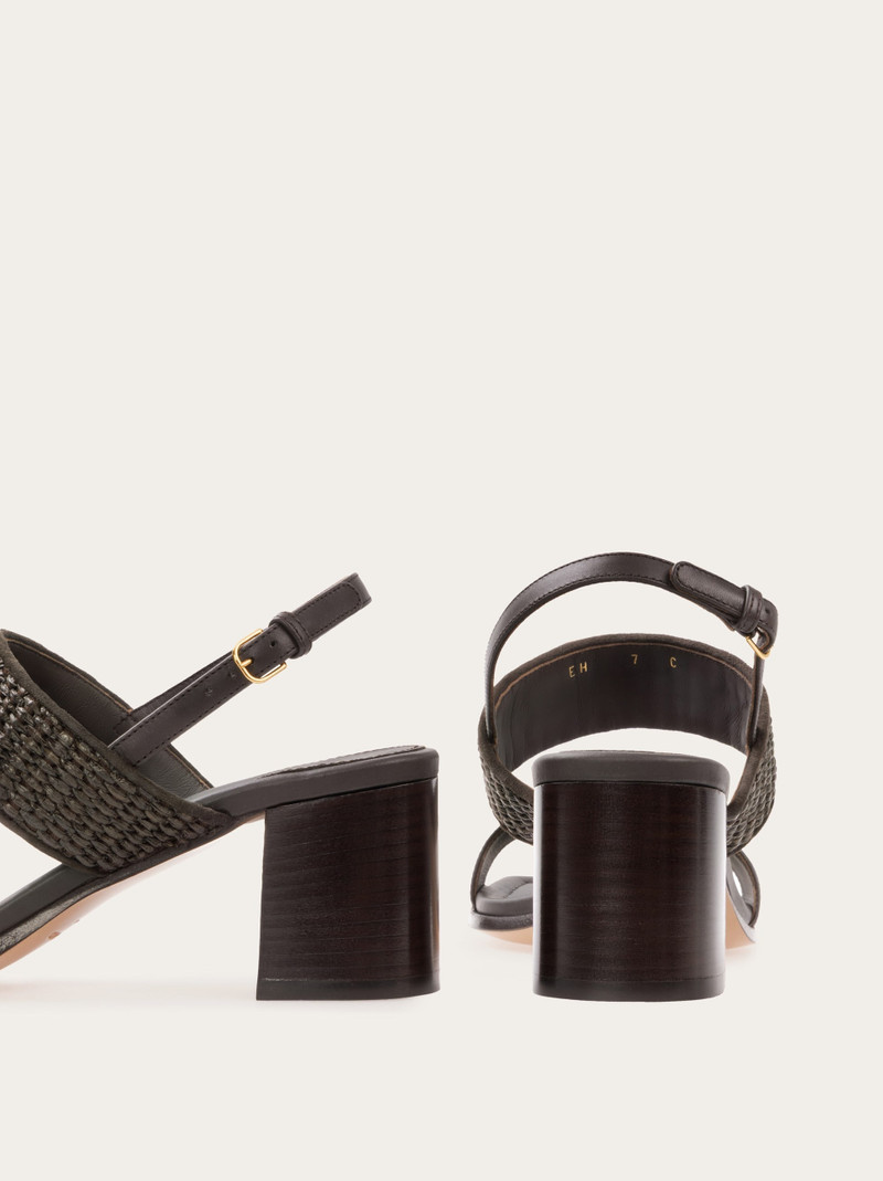 Gancini buckle sandal 6