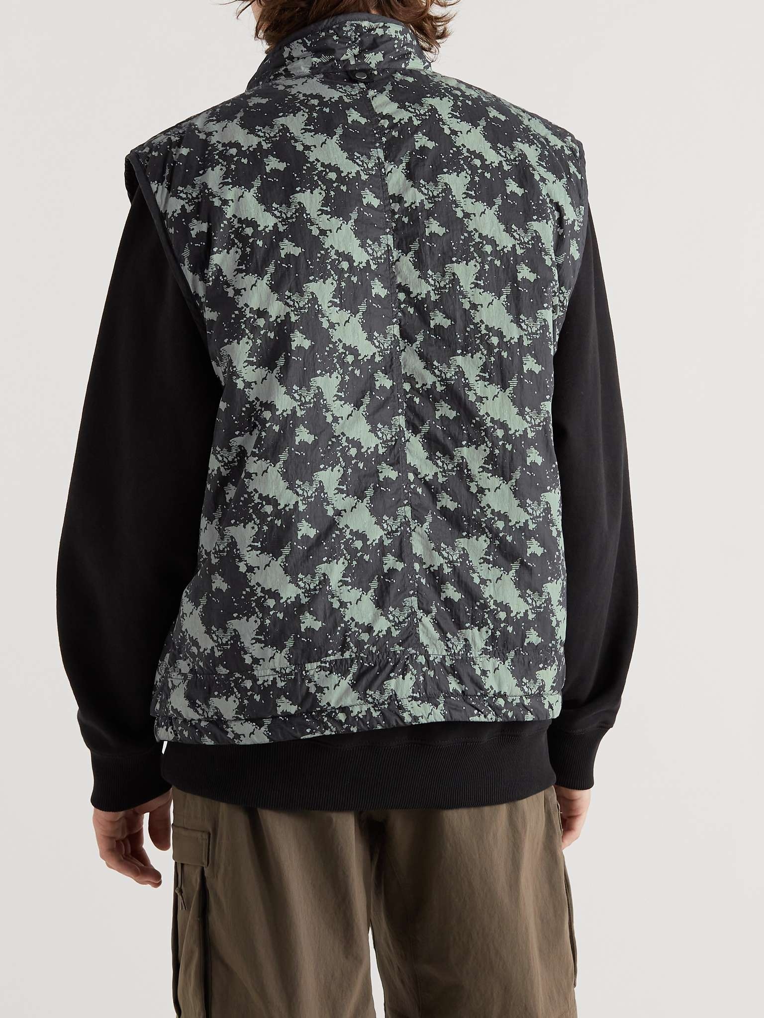 Printed Shell Gilet - 4