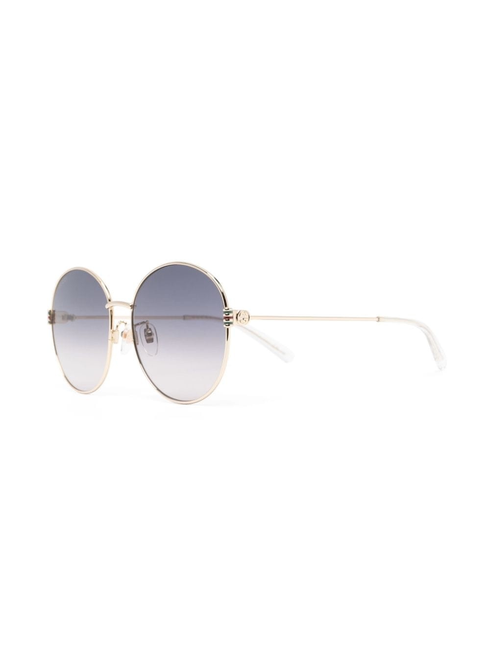 metallic round-frame sunglasses - 2