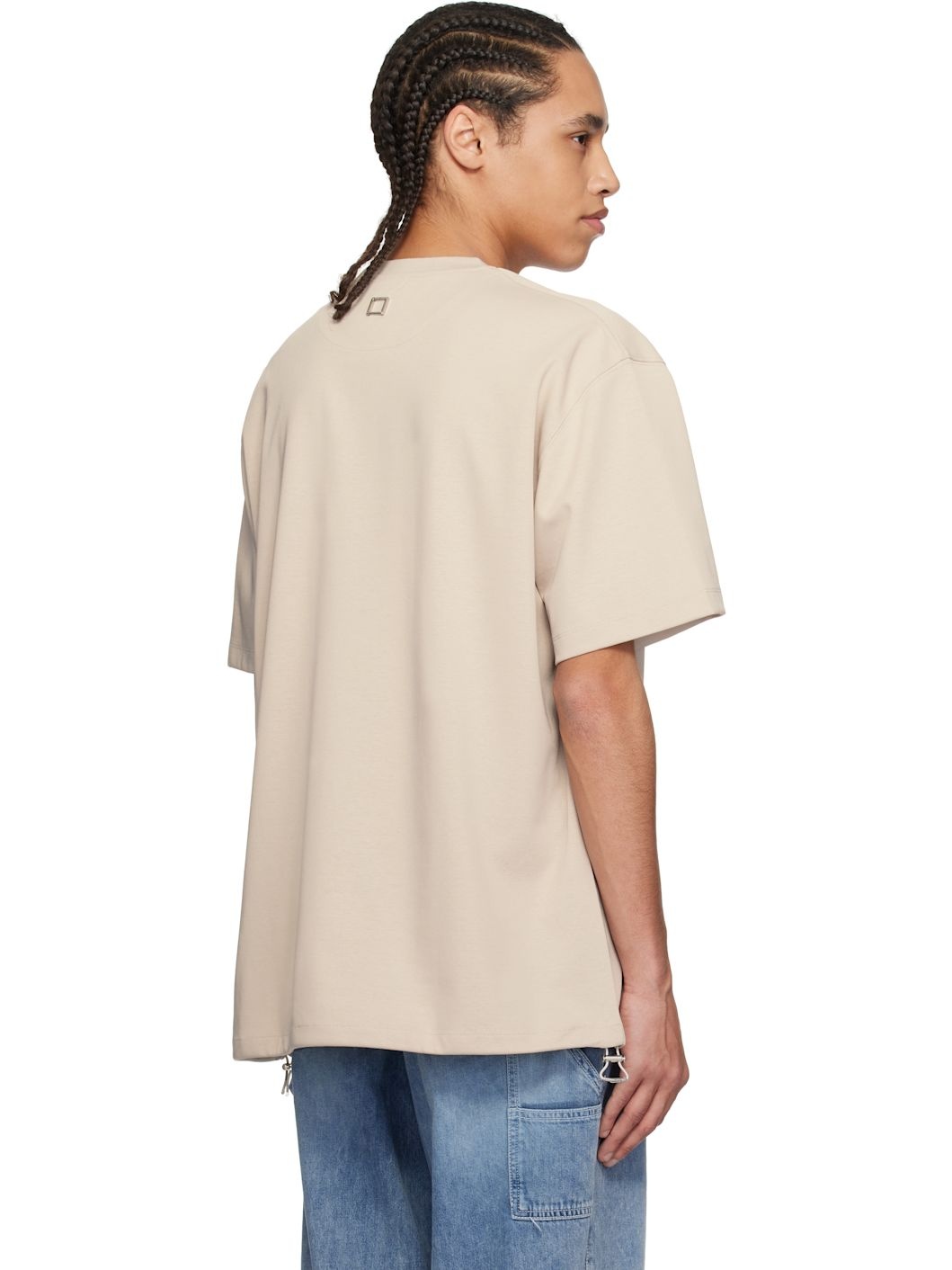 Beige String T-shirt - 3