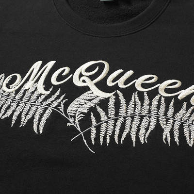 Alexander McQueen Alexander McQueen Fern Logo Embroided Sweat outlook