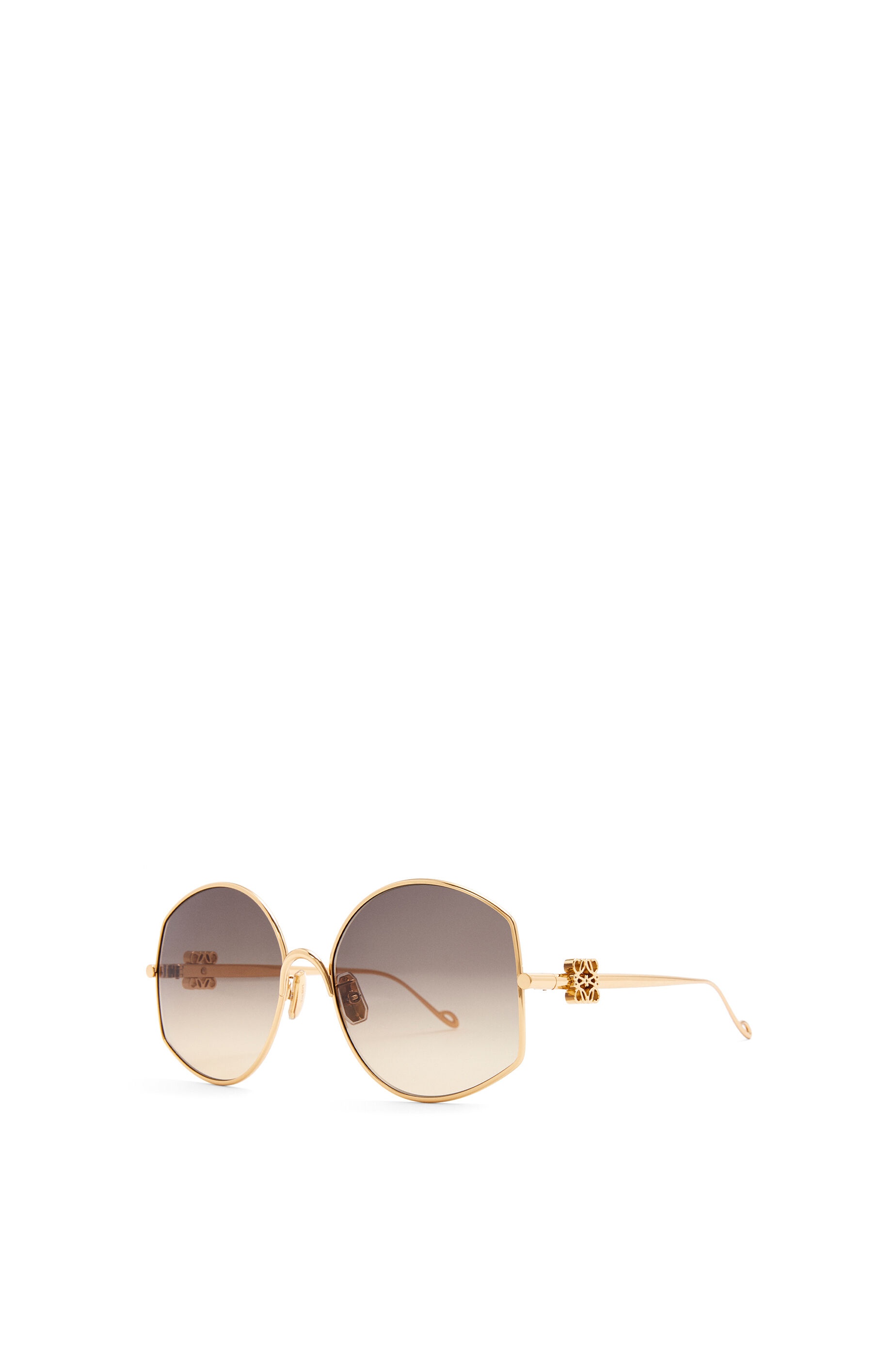 Oversize sunglasses in metal - 3