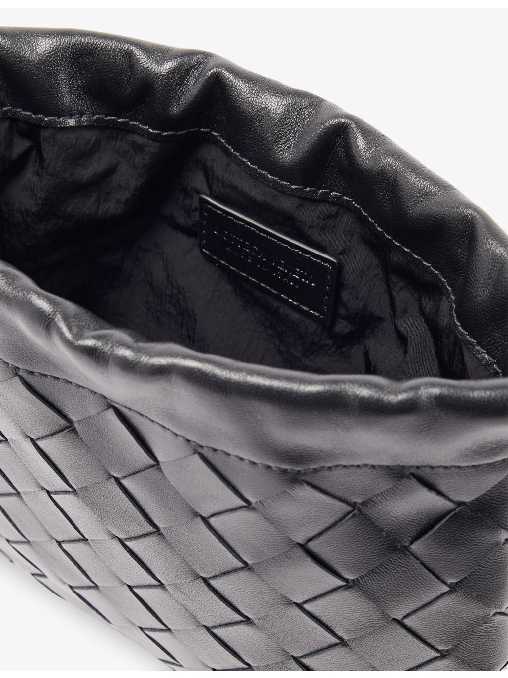 Mini Dustbag Leather Clutch Bag - 5