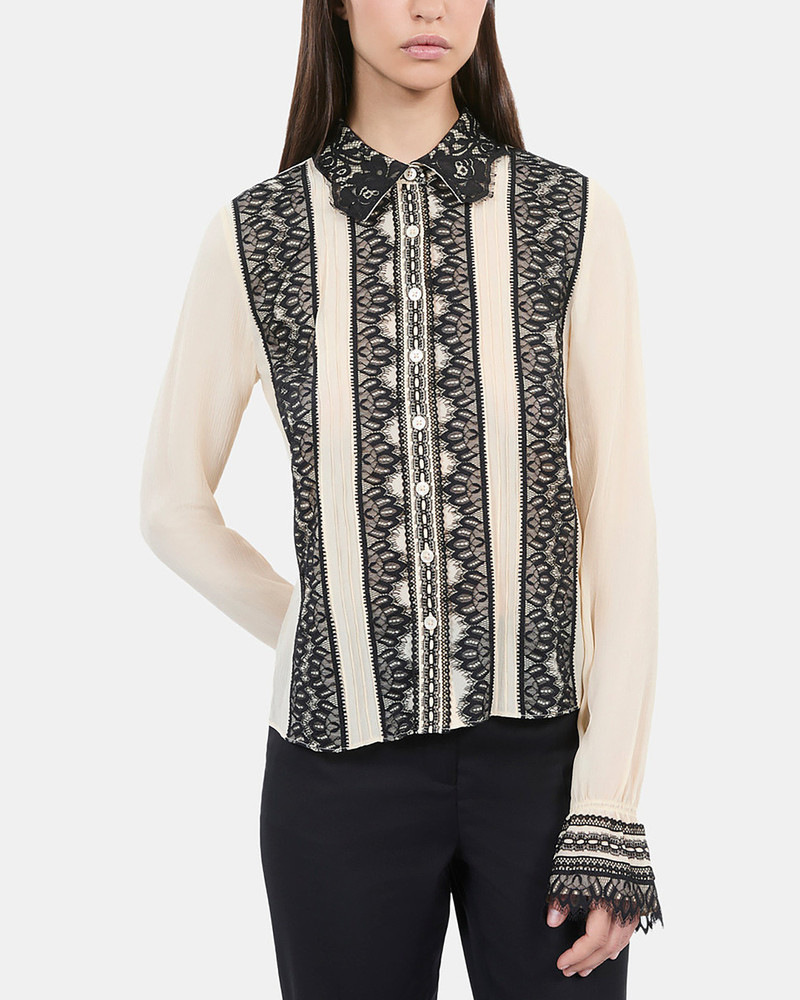 ECRU SILK SHIRT 4