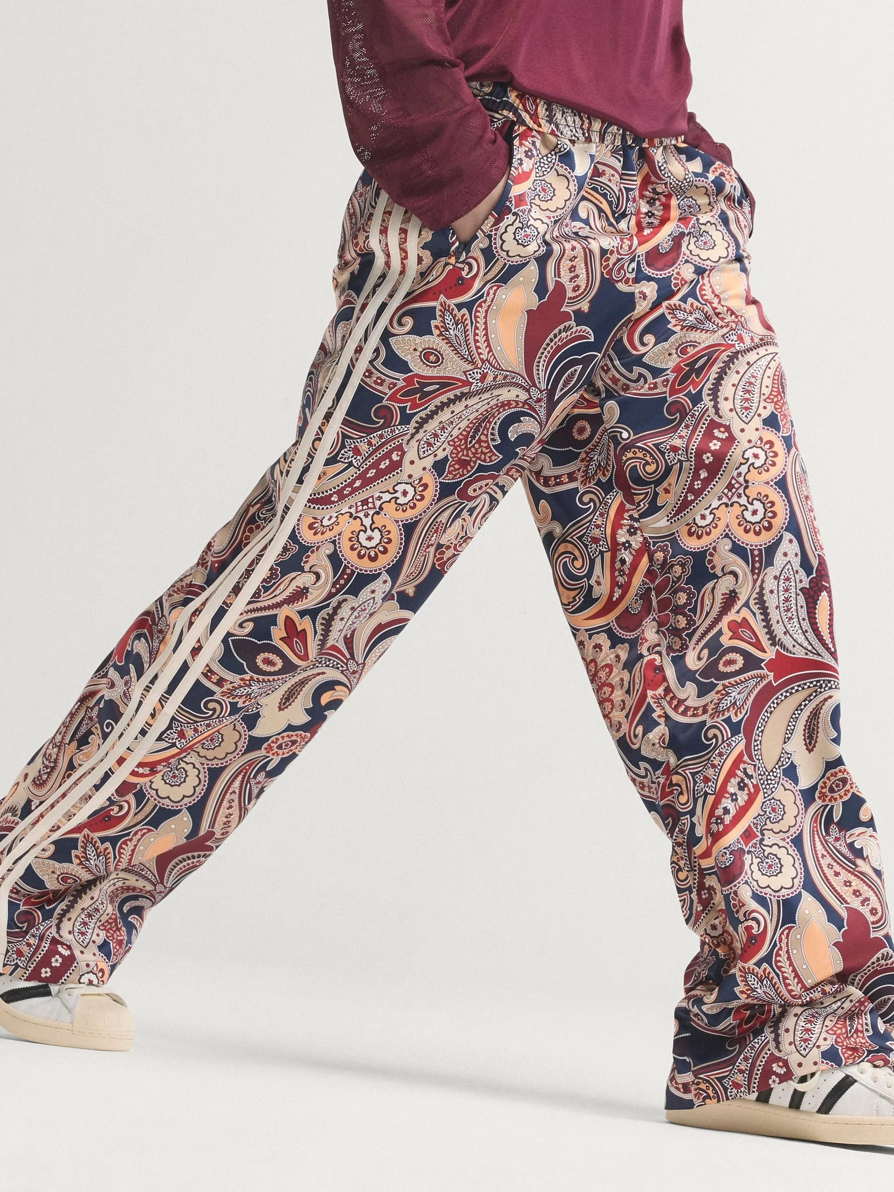ADIDAS LIBERTY LONDON FIREBIRD SATIN TRACKPANT - 1