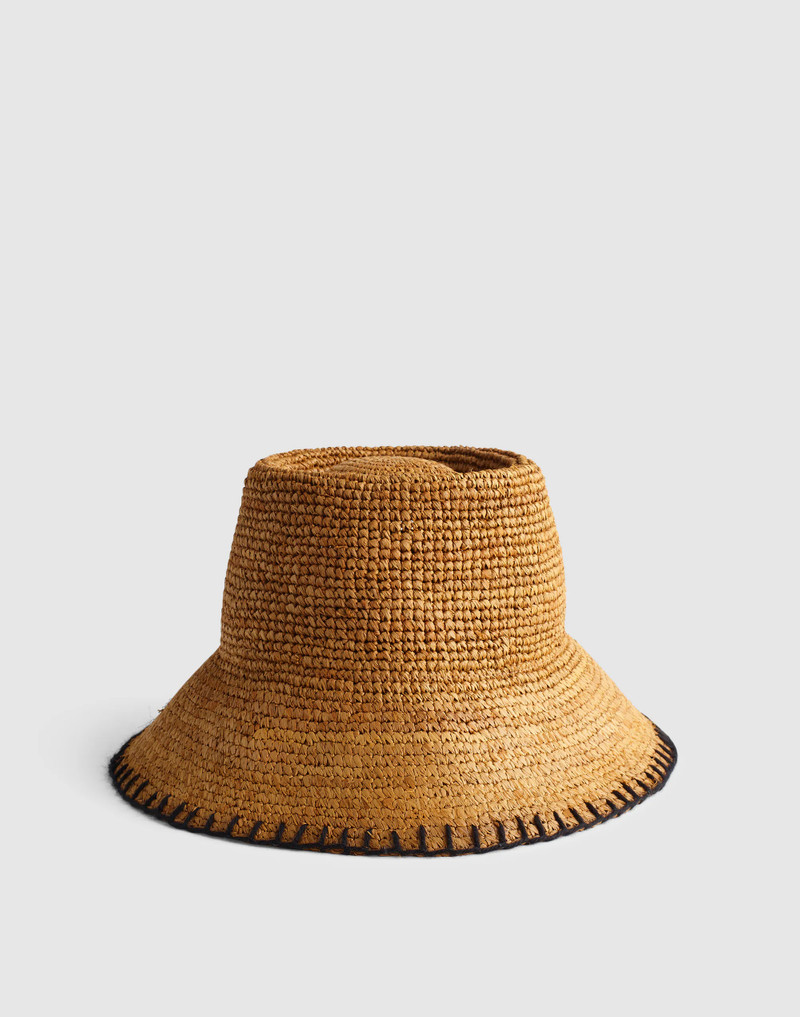 Blanket-Stitch Lantern Hat 1