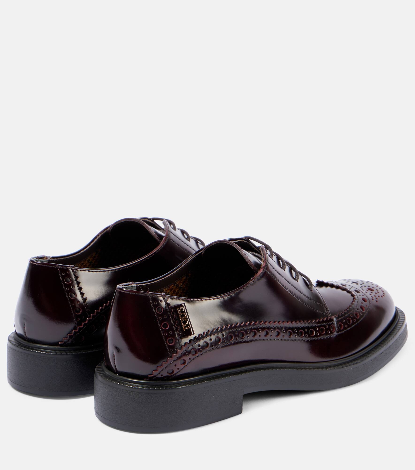 Leather brogues - 3