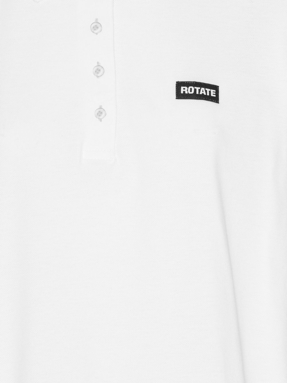 logo-plaque cotton polo top - 5