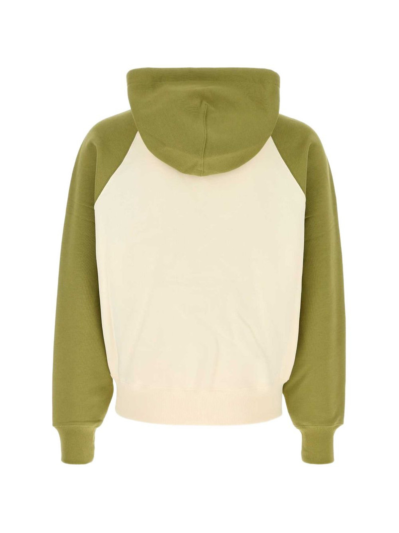 AMI Paris two-tone cotton sweatshirt outlook