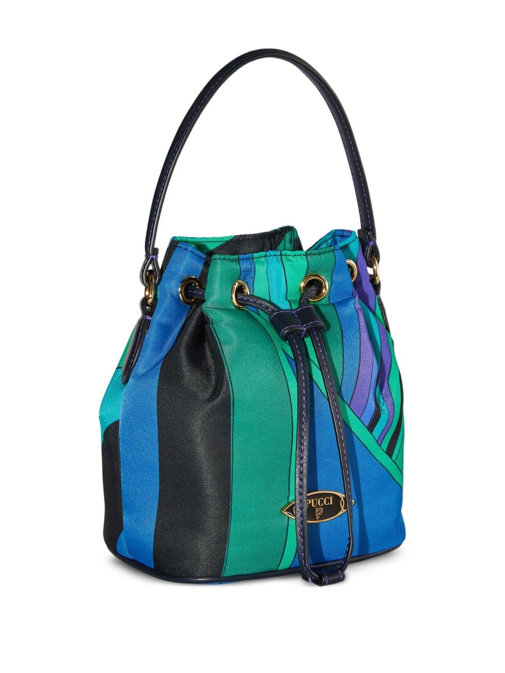 Yummy striped bucket bag - 3